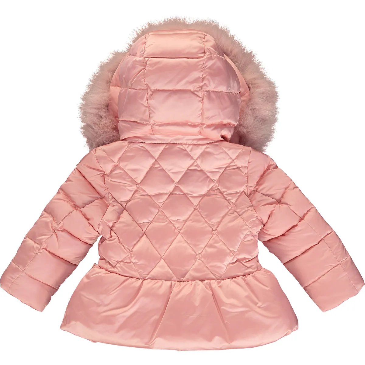 Girls Pink Puffer Jacket