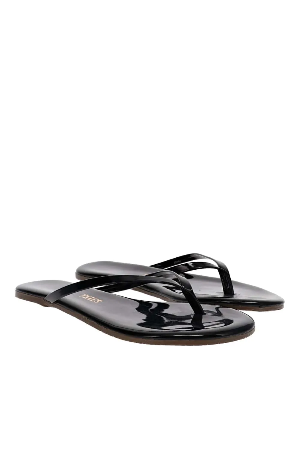 Glosses Licorice Leather Sandal