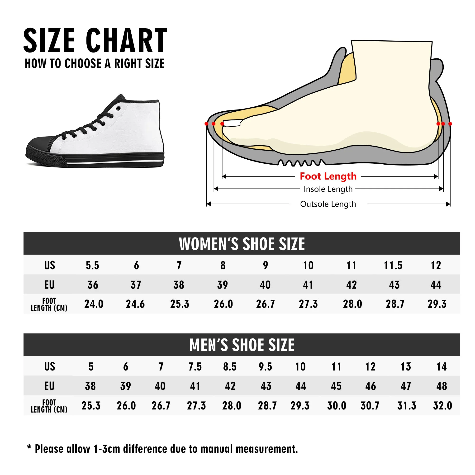 Harley Half-Opposites 3 Diamonds Joker Mens Rubber High Top Canvas Shoes