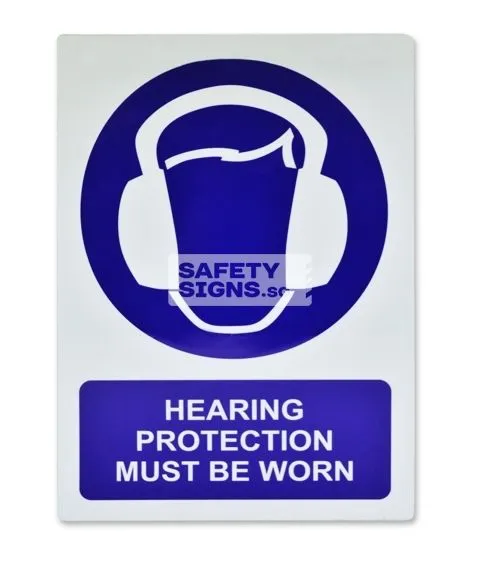 Hearing Protection Must Be Worn (M003_ALU)