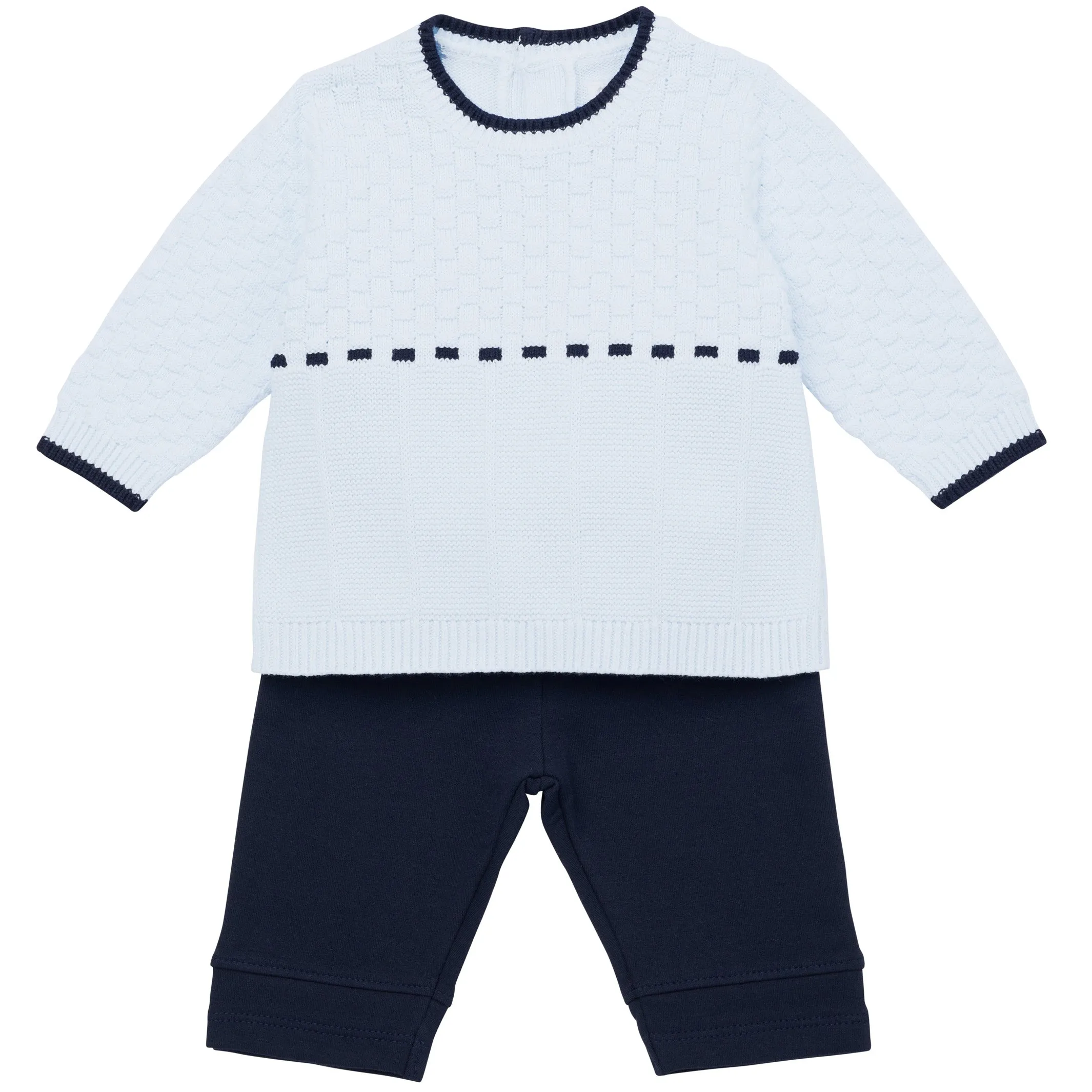 Heston Smart Blue and Navy Boys Outfit
