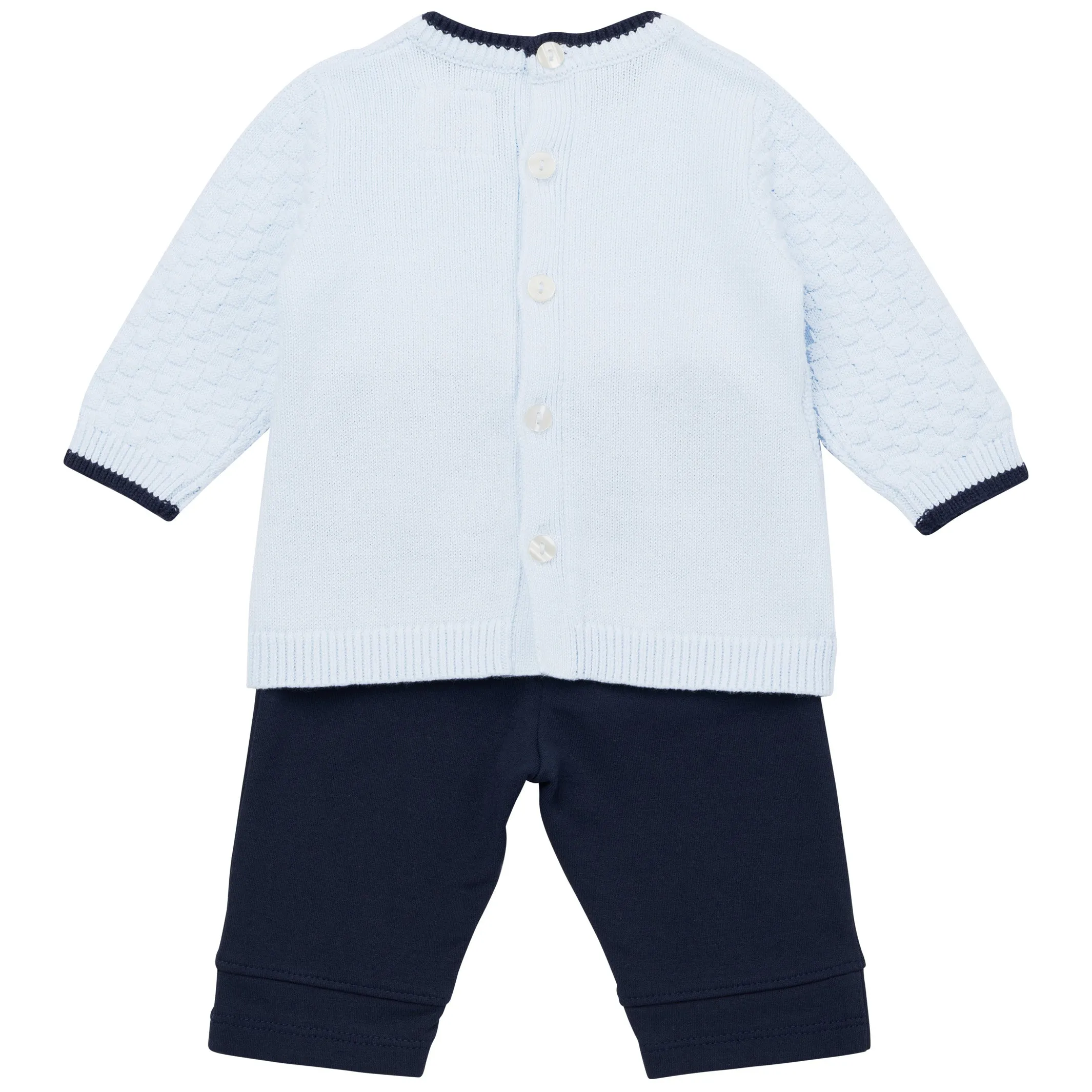Heston Smart Blue and Navy Boys Outfit