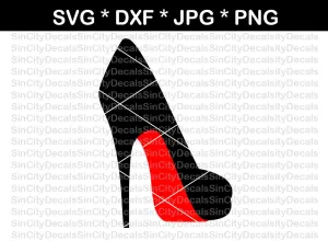 High heel, stiletto, pump, heel, digital download, SVG, DXF, cut file, personal, commercial, use with Silhouette Cameo, Cricut and Die Cutting Machines
