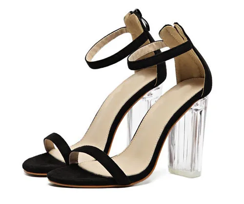 High Heels Women Transparent Pumps
