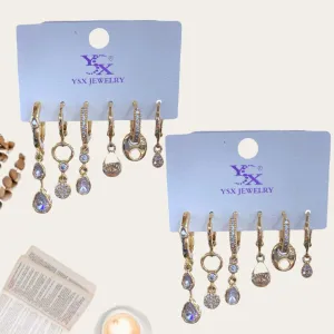 Hoop Earrings Set 6