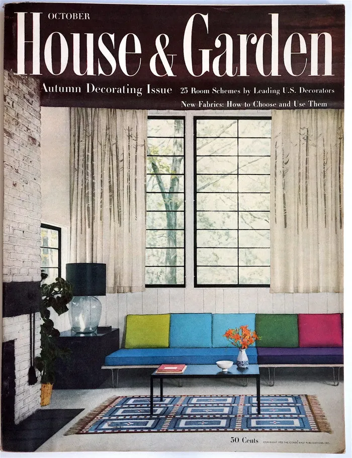 House and Garden October 1955