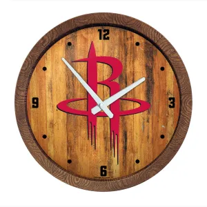 Houston Rockets: "Faux" Barrel Top Clock