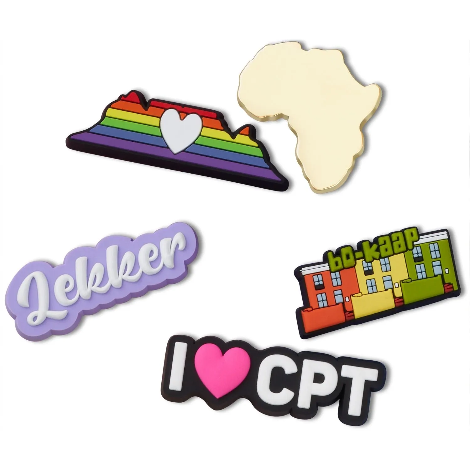 I Heart CPT Mix 5 Pack Jibbitz