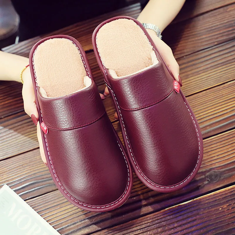 INSTOCK-Men's indoor floor thick-soled warm home waterproof