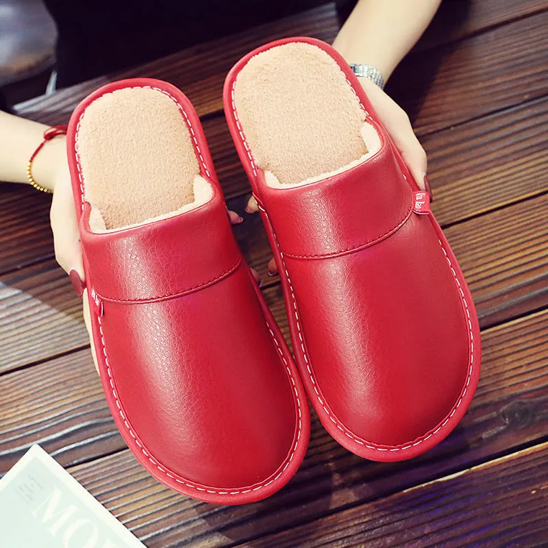 INSTOCK-Men's indoor floor thick-soled warm home waterproof