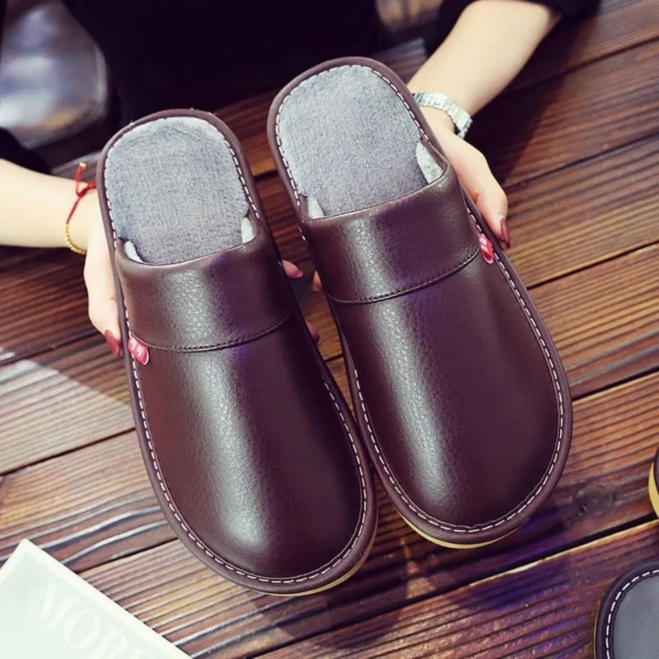 INSTOCK-Men's indoor floor thick-soled warm home waterproof