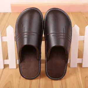 INSTOCK-Men's indoor floor thick-soled warm home waterproof