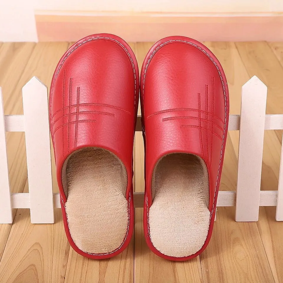 INSTOCK-Men's indoor floor thick-soled warm home waterproof