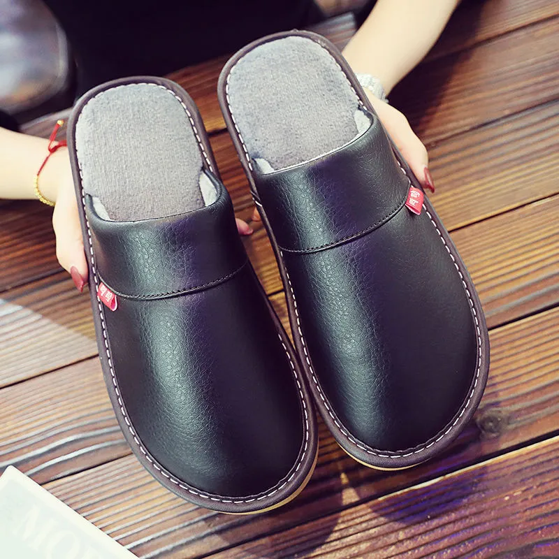 INSTOCK-Men's indoor floor thick-soled warm home waterproof
