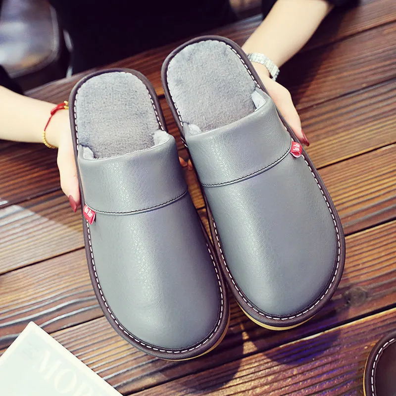 INSTOCK-Men's indoor floor thick-soled warm home waterproof