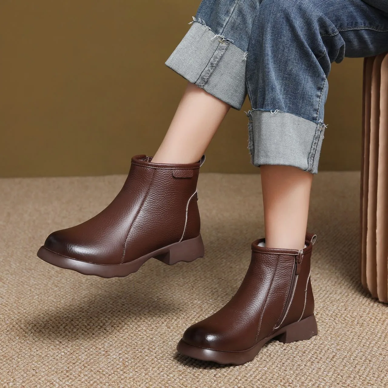 INSTOCK - New thick heel Martin boots