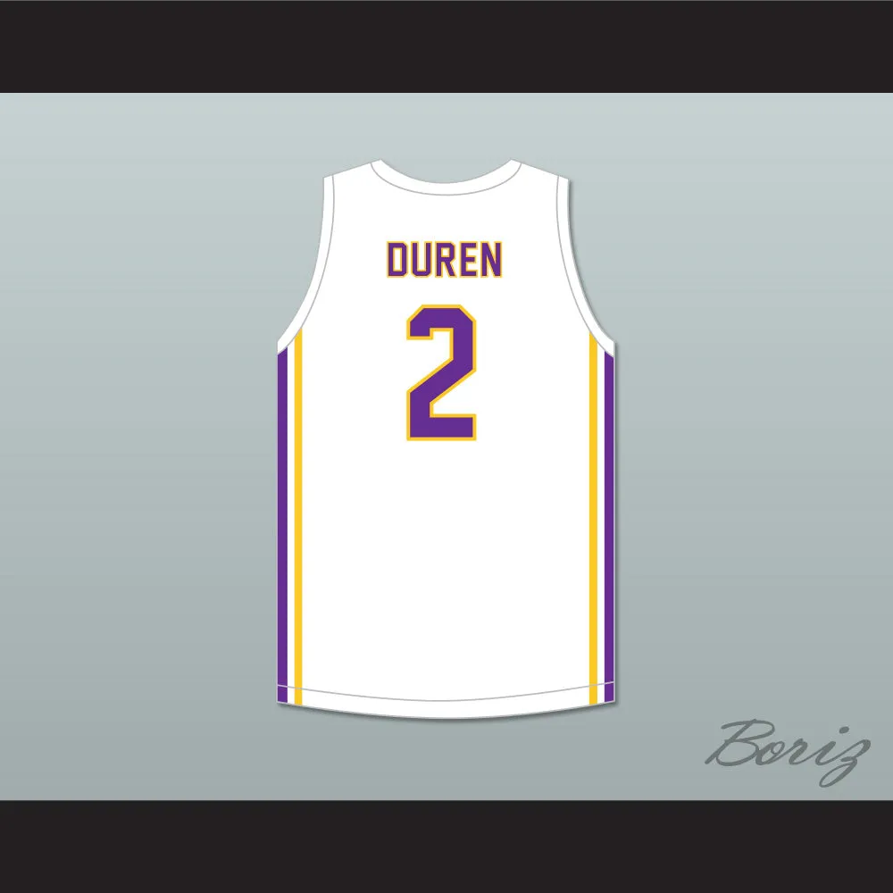 Jalen Duren 2 Montverde Academy Eagles White Basketball Jersey 2