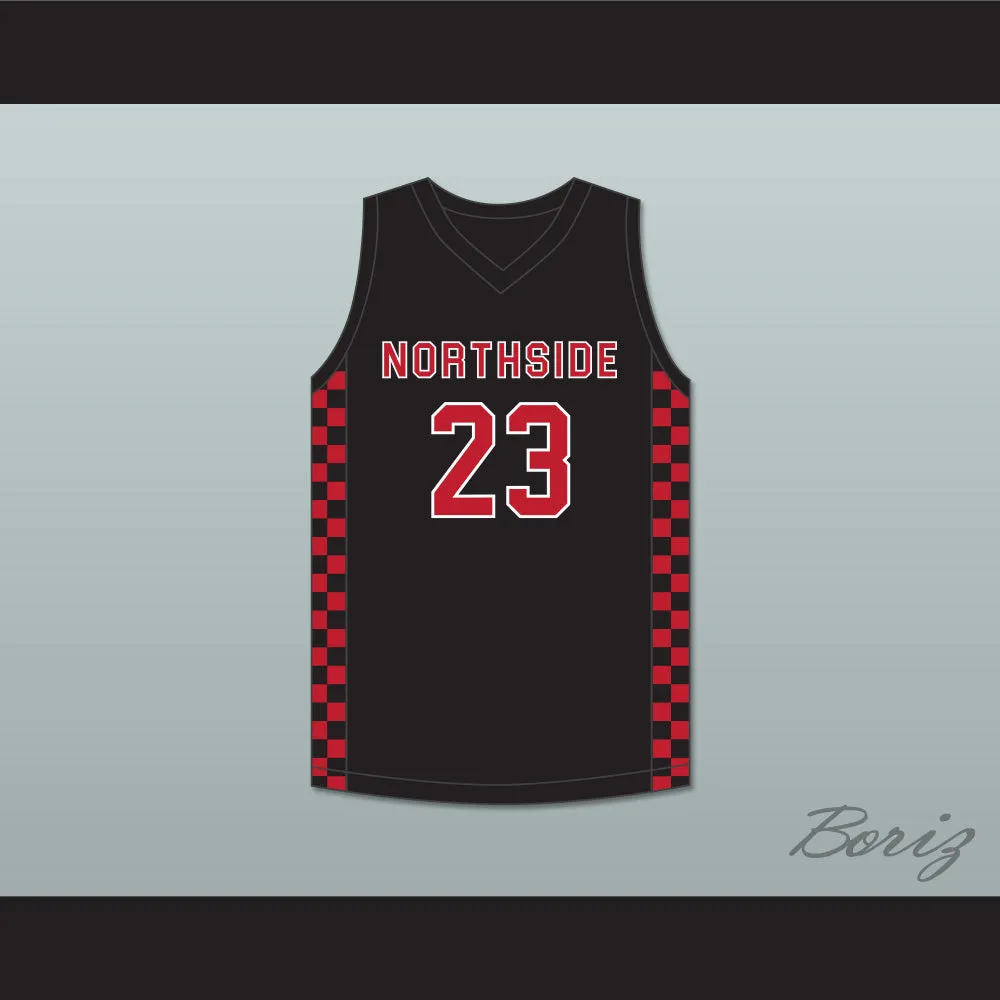 Jaylin Williams 23 Northside High School Grizzlies Black Basketball Jersey 1
