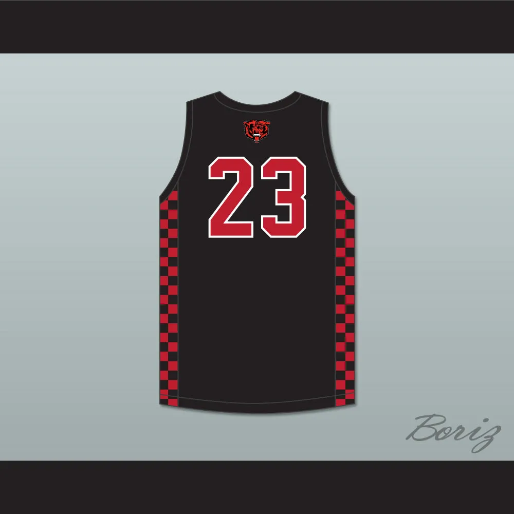 Jaylin Williams 23 Northside High School Grizzlies Black Basketball Jersey 1