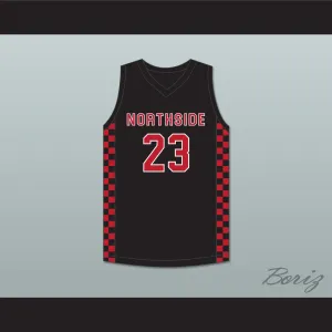 Jaylin Williams 23 Northside High School Grizzlies Black Basketball Jersey 1