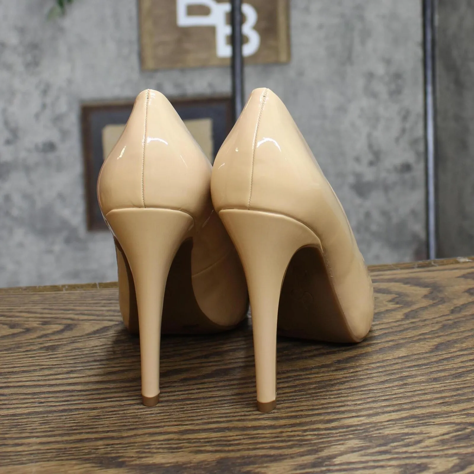 Jessica Simpson Womens Parisah Platform Pumps Heel Shoes Sand Dune Brown 8.5M