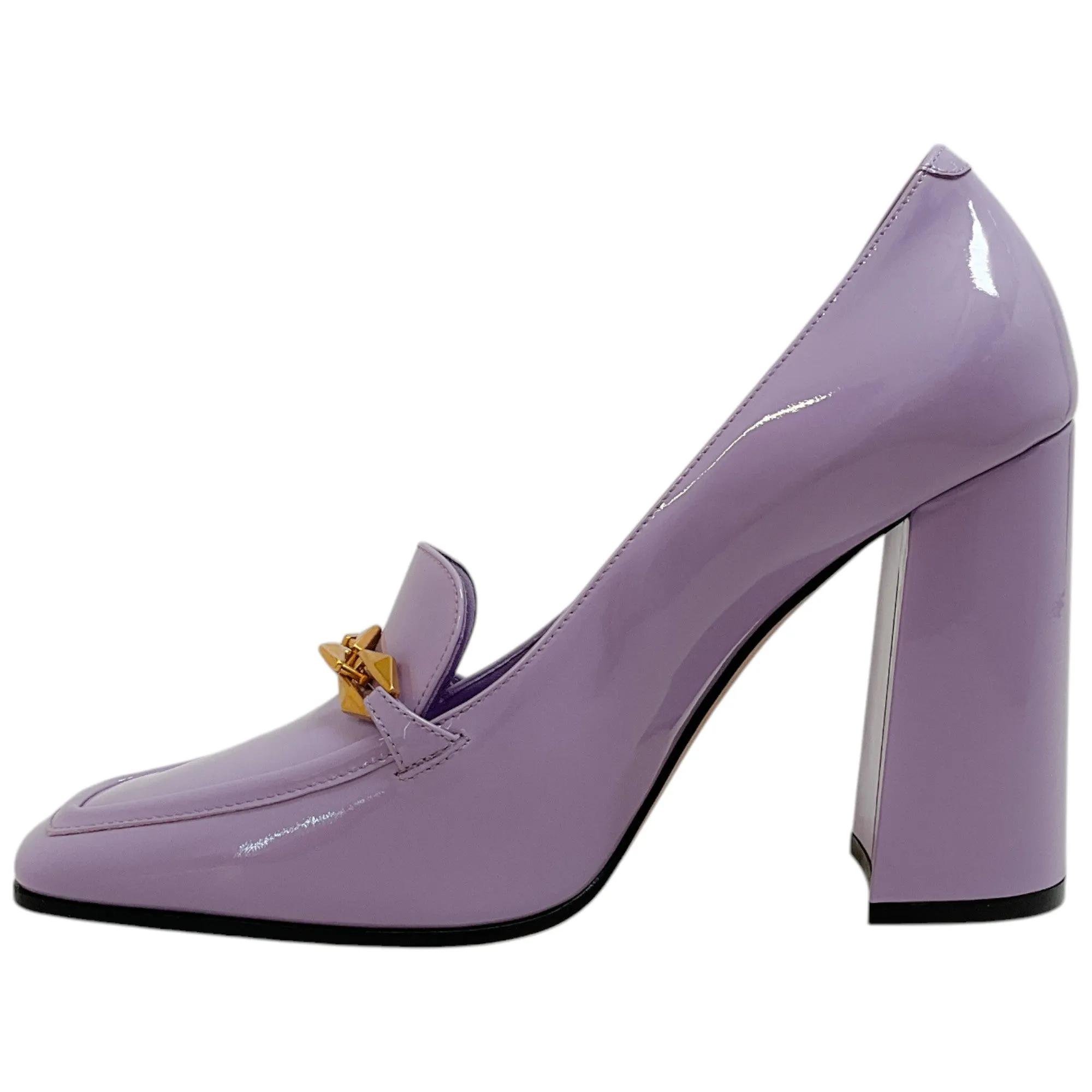 Jimmy Choo Wisteria Patent Leather Diamond Tilda 100 Pumps