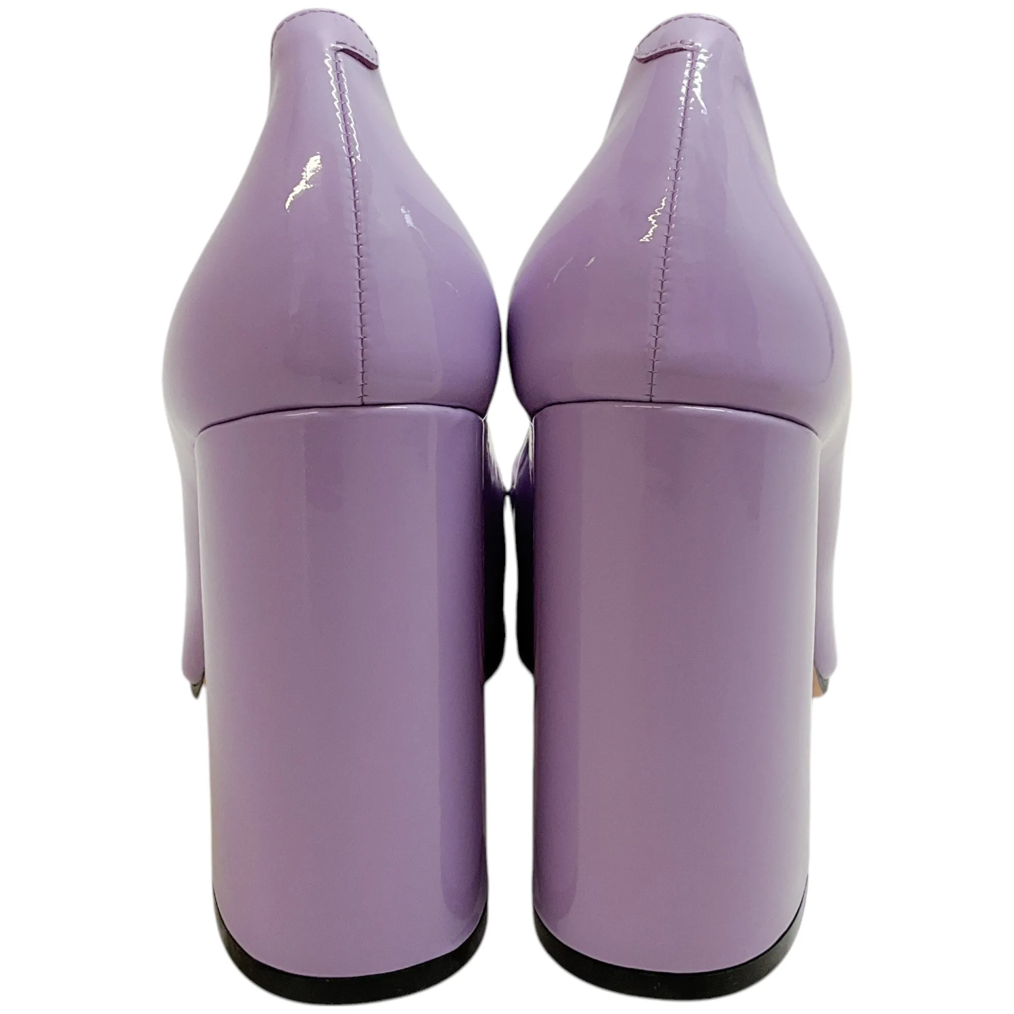 Jimmy Choo Wisteria Patent Leather Diamond Tilda 100 Pumps