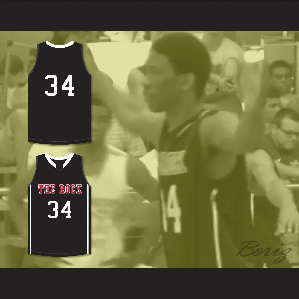 Joel Embiid 34 The Rock High School Black Basketball Jersey