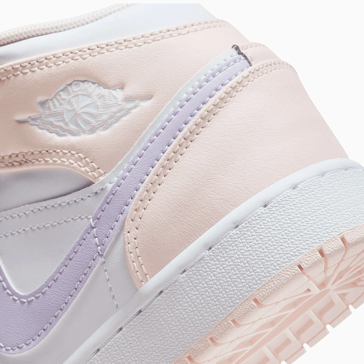 Kid's Air Jordan 1 Mid "Pink Wash" Grade School