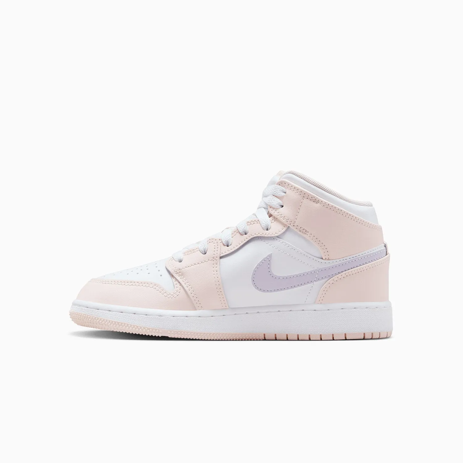 Kid's Air Jordan 1 Mid "Pink Wash" Grade School