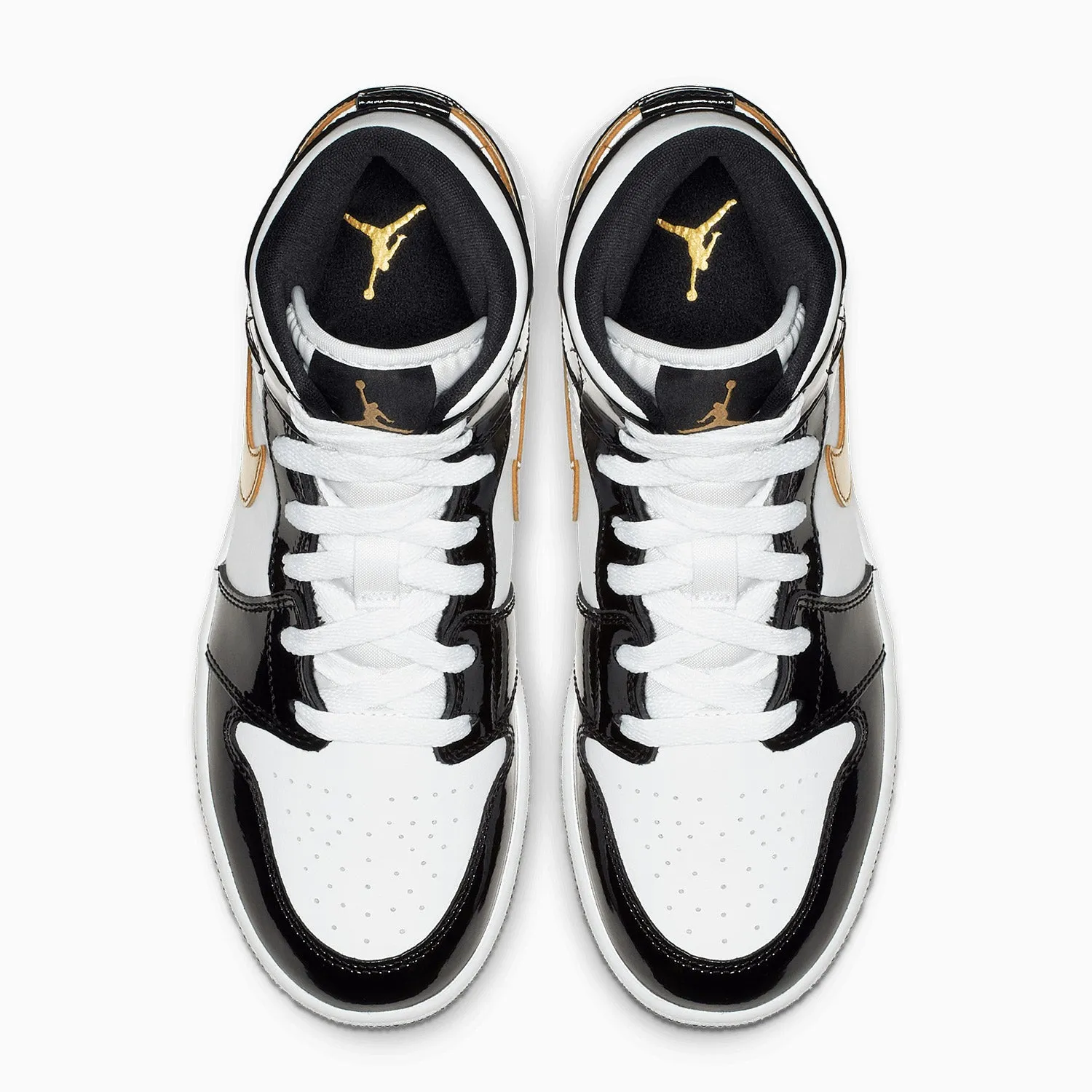 Kid's Air Jordan 1 Mid SE "Black Gold" Grade School