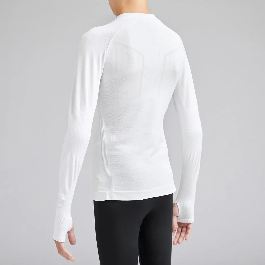 Kids' Long-Sleeved Football Base Layer Top Keepdry 500