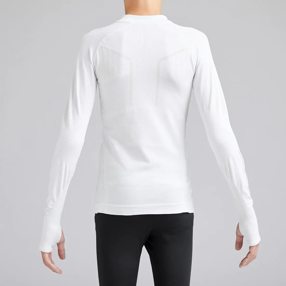 Kids' Long-Sleeved Football Base Layer Top Keepdry 500