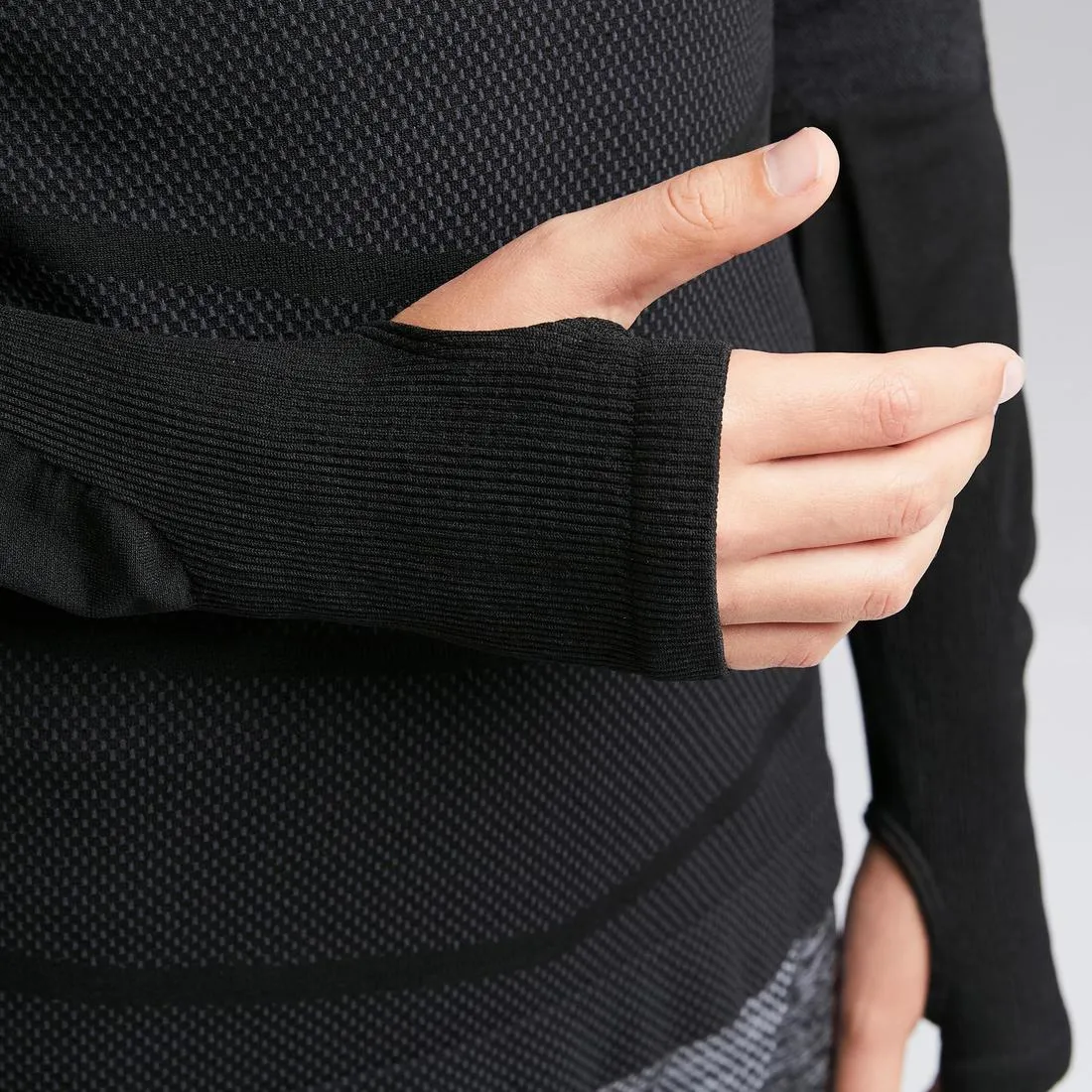 Kids' Long-Sleeved Football Base Layer Top Keepdry 500