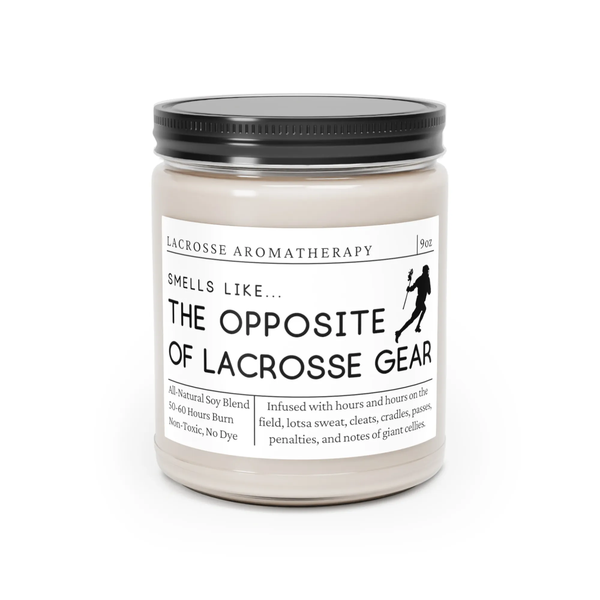 Lacrosse Candle - Smells Like the Opposite of Lacrosse Gear