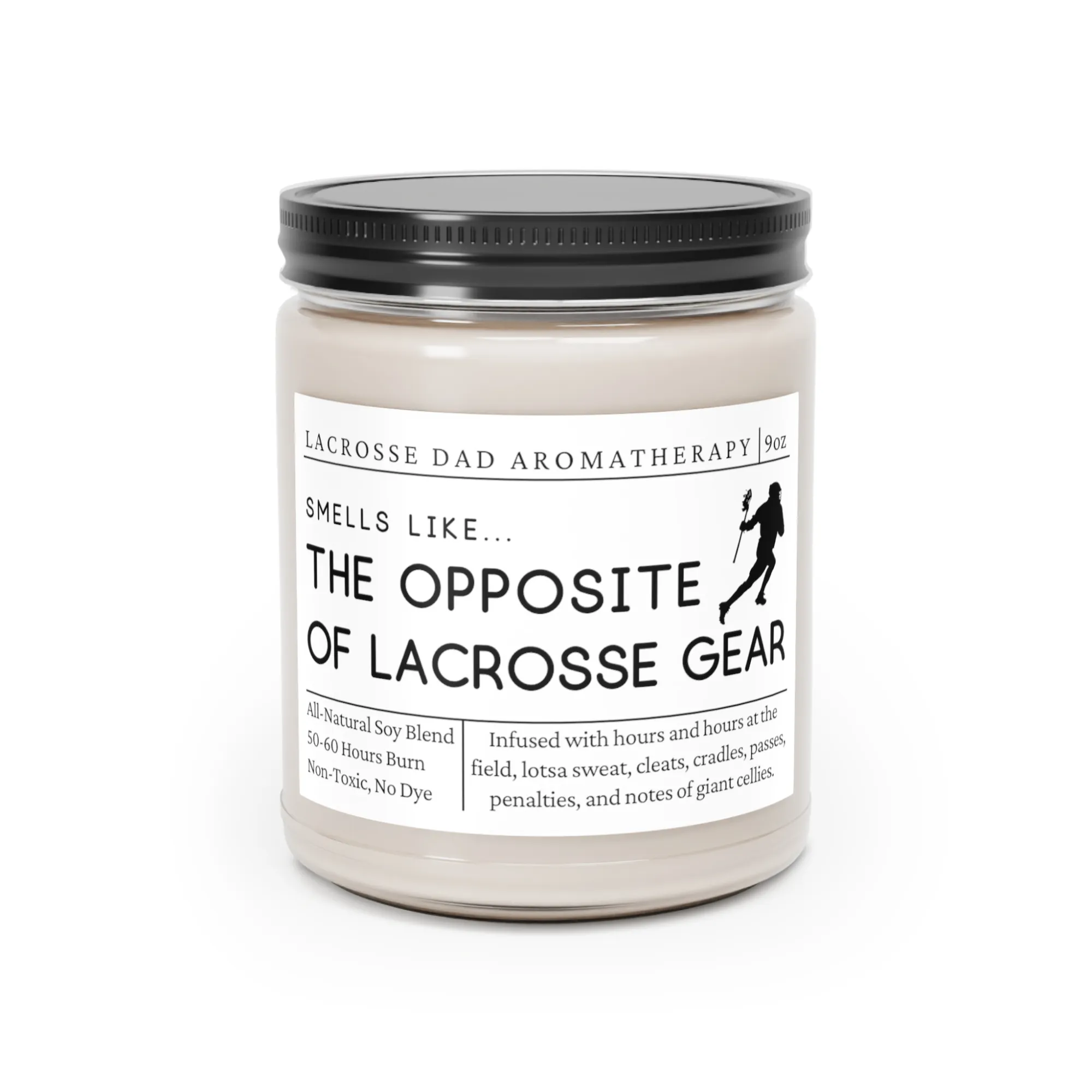 Lacrosse Dad Candle - Smells Like the Opposite of Lacrosse Gear