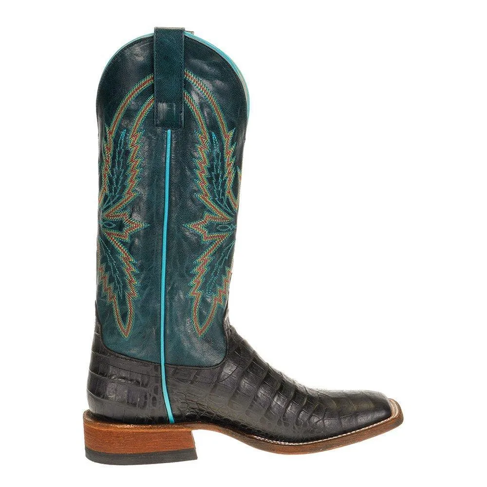 LADIES MACIE BEAN NAVY/BLACK CAIMAN PRINT BOOT