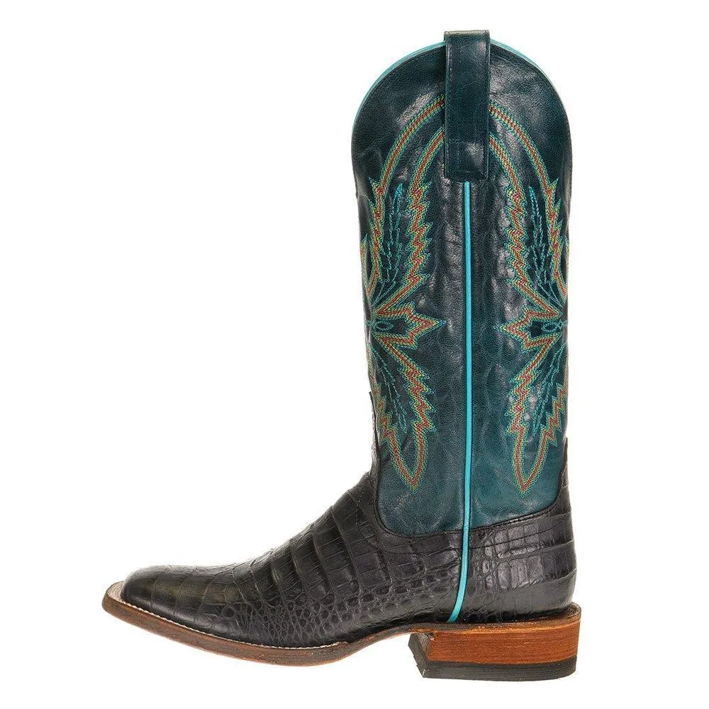 LADIES MACIE BEAN NAVY/BLACK CAIMAN PRINT BOOT