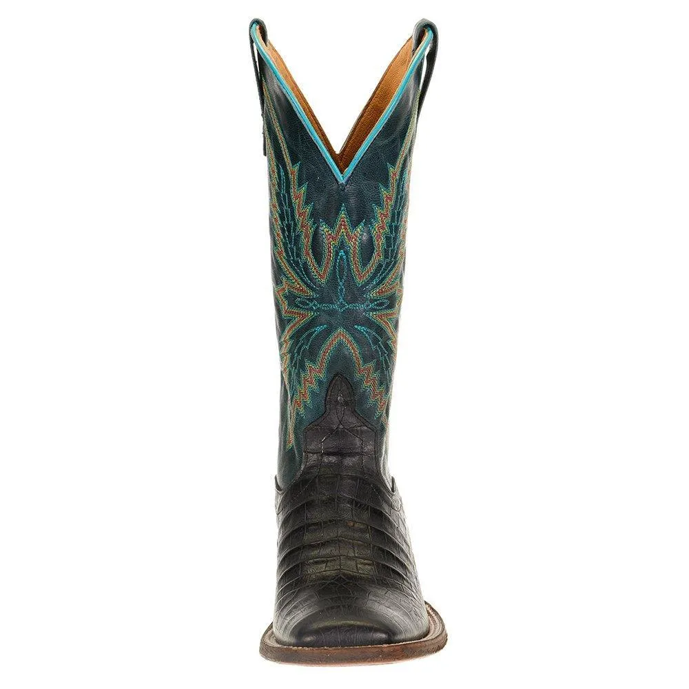 LADIES MACIE BEAN NAVY/BLACK CAIMAN PRINT BOOT