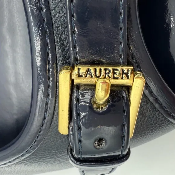 Lauren Ralph Lauren Madison Peep Toes Wedge Pumps Size 9B