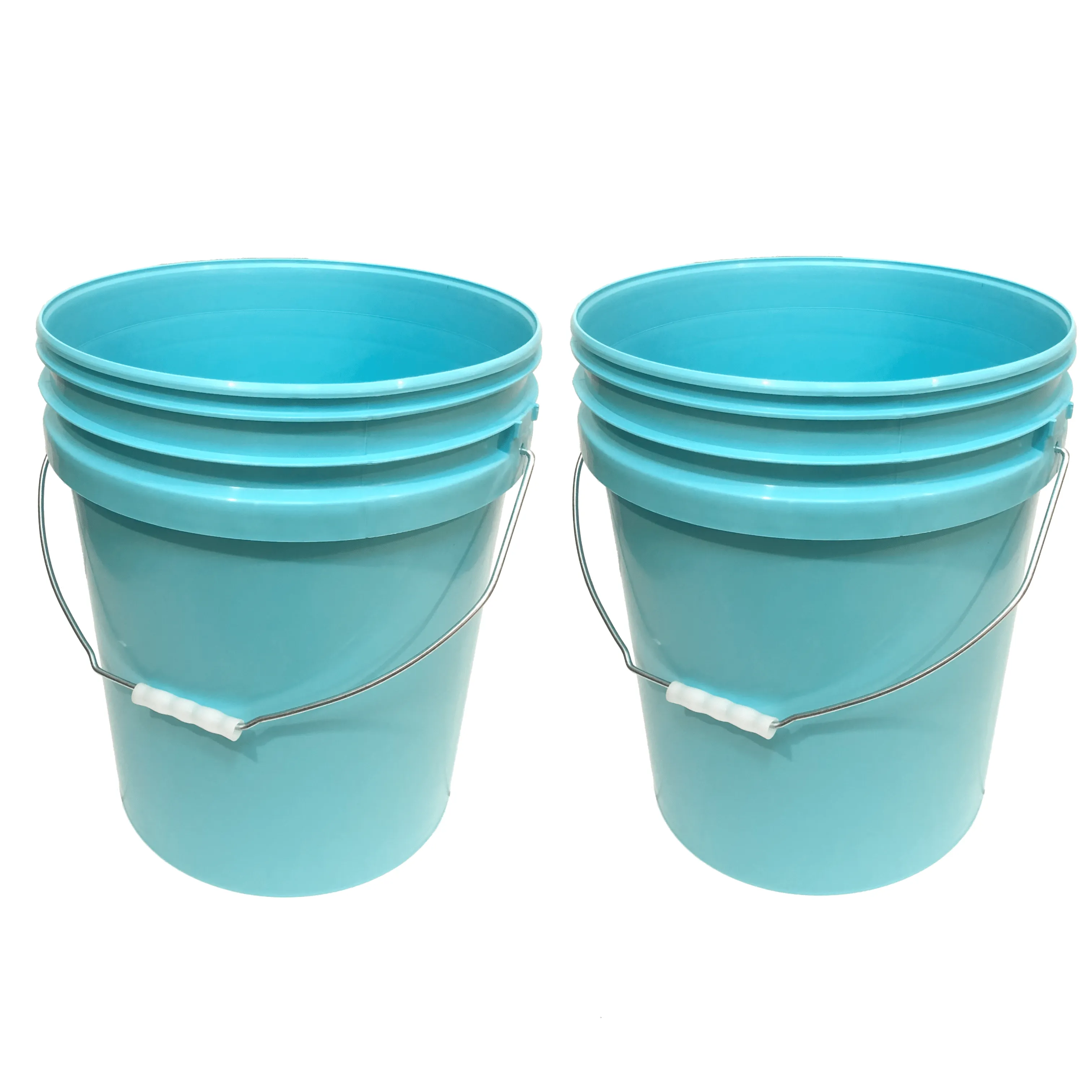 Lee Fisher Sports Bucket - Metal Handle without Lid, Blue