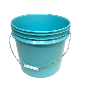 Lee Fisher Sports Bucket - Metal Handle without Lid, Blue
