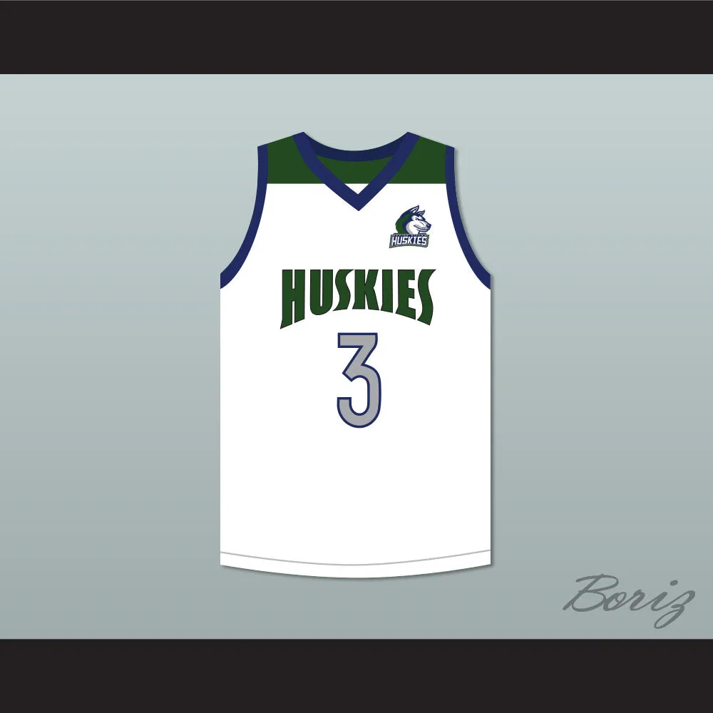 LiAngelo Ball 3 Chino Hills Huskies White Basketball Jersey with Patch