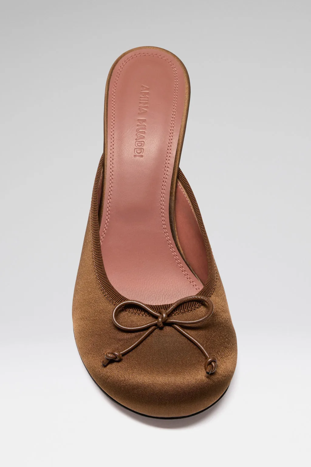 Lila Slipper 95 Mocha Satin