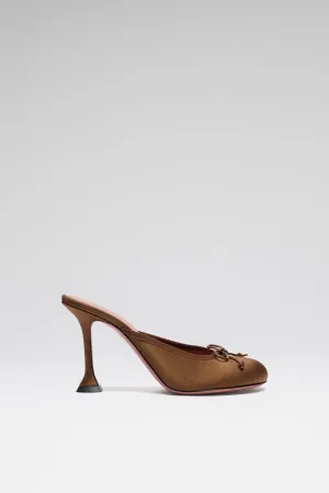 Lila Slipper 95 Mocha Satin