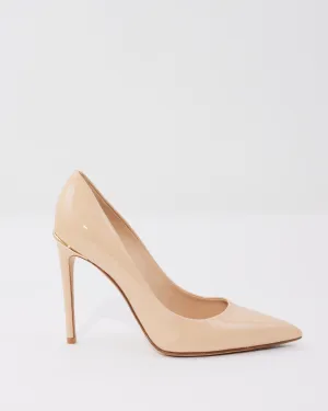 Louis Vuitton Beige Patent Pumps - 37.5
