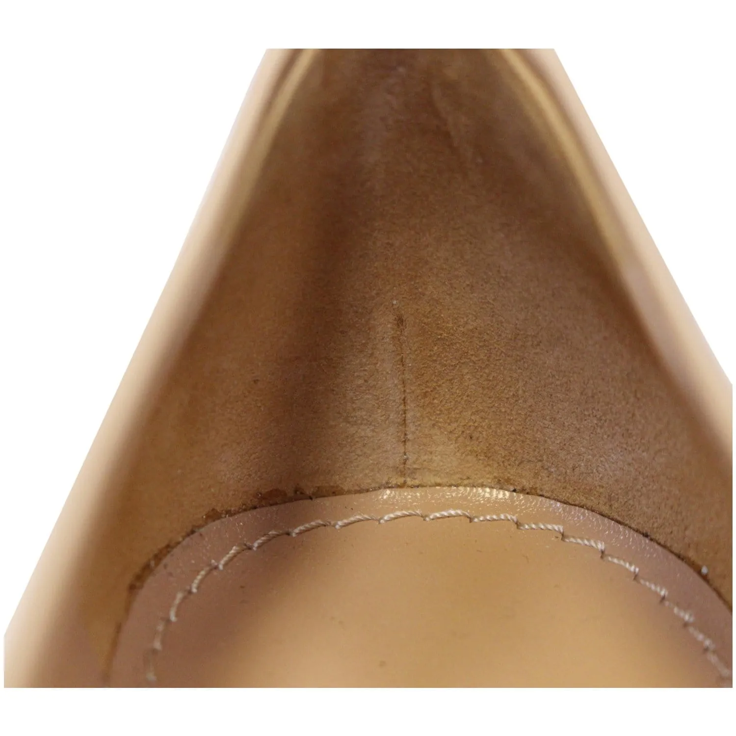 LOUIS VUITTON Madeleine Ballerina Patent Leather Pumps Blush  US 9