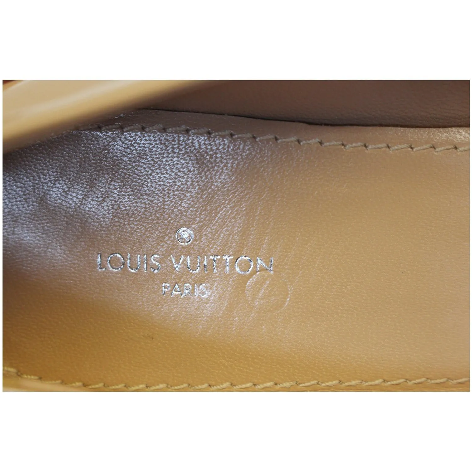 LOUIS VUITTON Madeleine Ballerina Patent Leather Pumps Blush  US 9