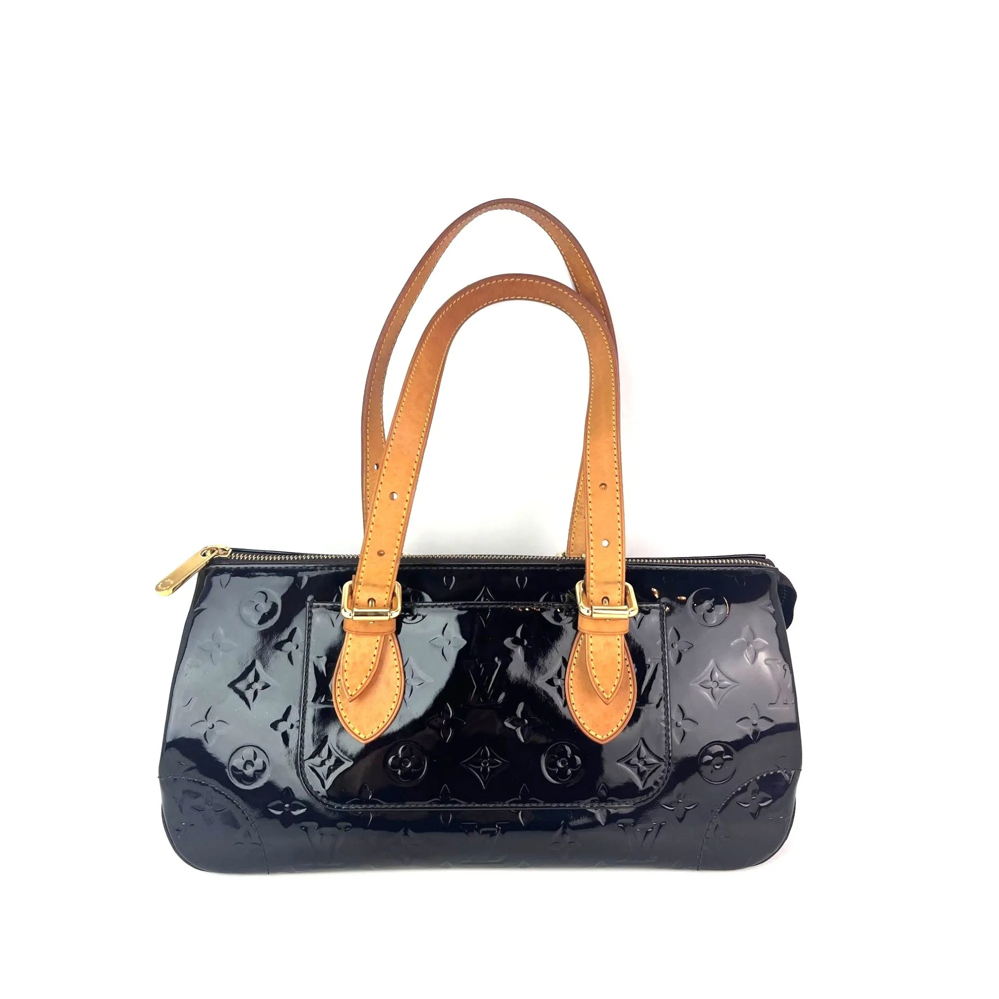 Louis Vuitton Rosewood Ave Amarante Vernis Patent Leather Shoulder Bag