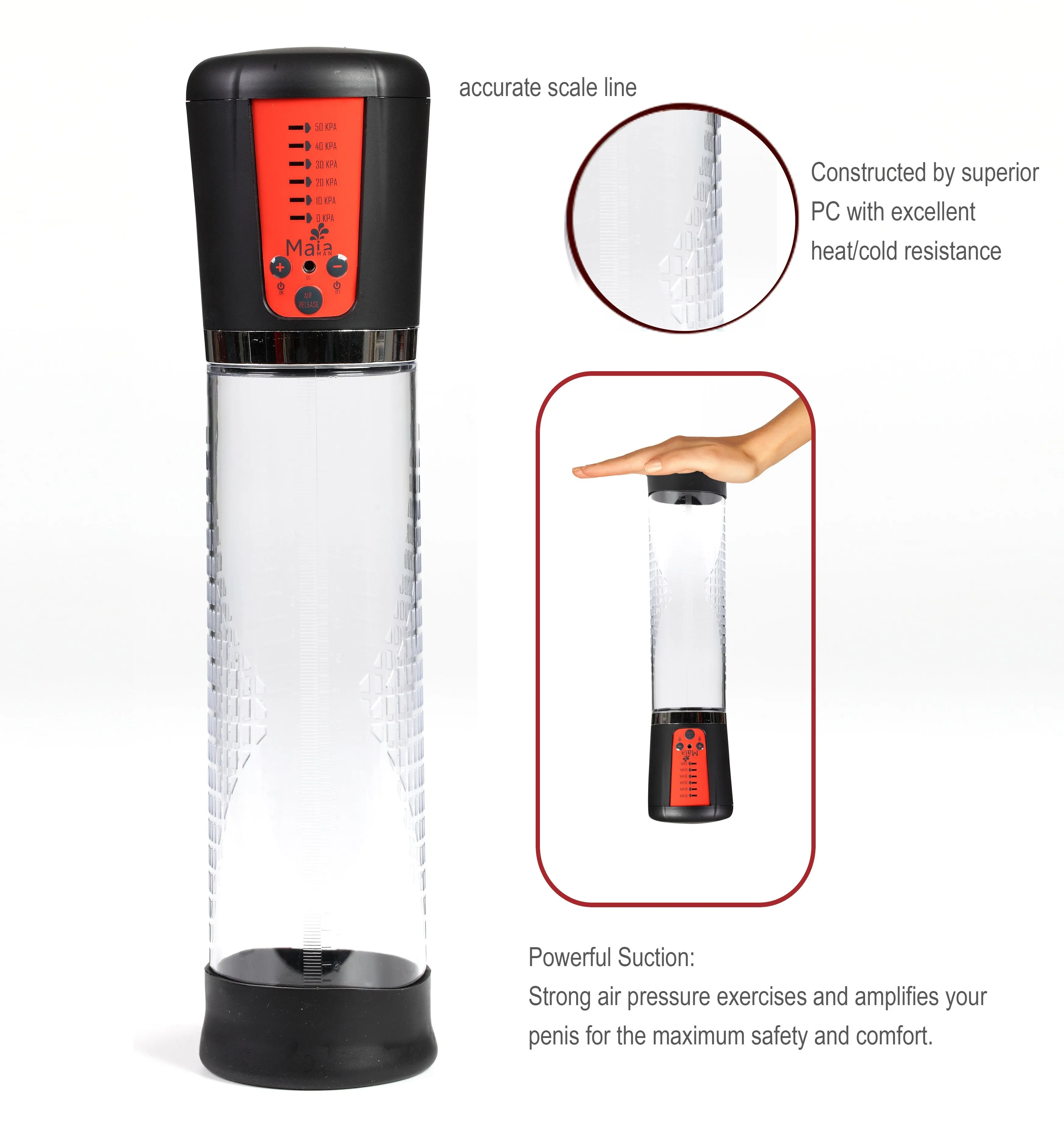 Maia Jackson Rechargeable Penis Vaccum Pump